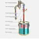 Mast column "Aroma" 30/350/t (2 inches) for heating elements в Краснодаре