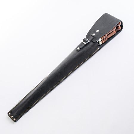 A set of skewers 670*12*3 mm in a black leather case в Краснодаре