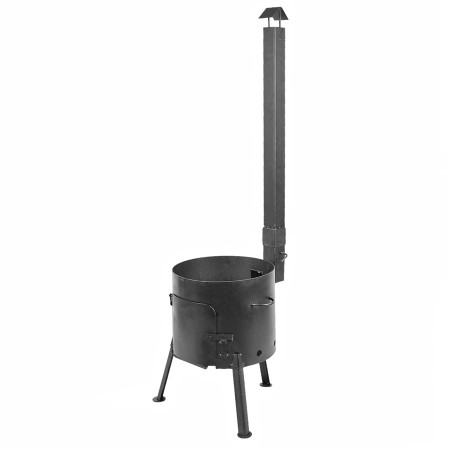 Stove with a diameter of 360 mm with a pipe for a cauldron of 12 liters в Краснодаре