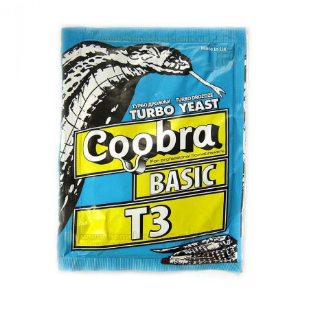 Турбодрожжи спиртовые "COOBRA" BASIC T3 (90 гр) в Краснодаре