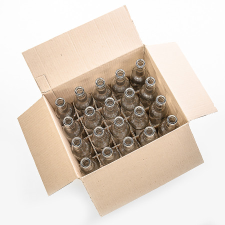 20 bottles of "Guala" 0.5 l without caps in a box в Краснодаре