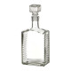 Бутылка (штоф) "Кристалл" стеклянная 0,5 литра с пробкой  в Краснодаре